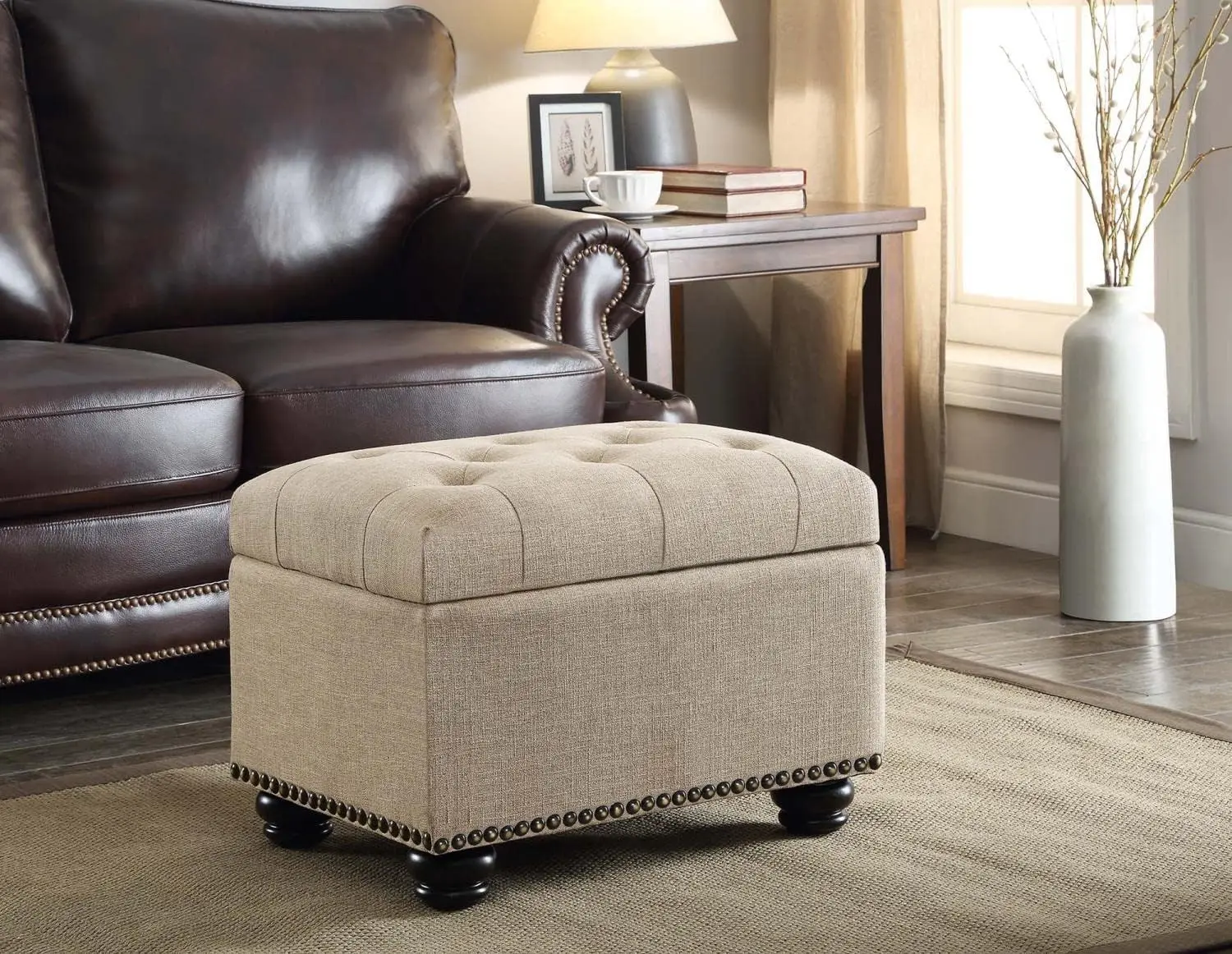 Concepts Designs4Comfort 5th Avenue Storage Ottoman 24