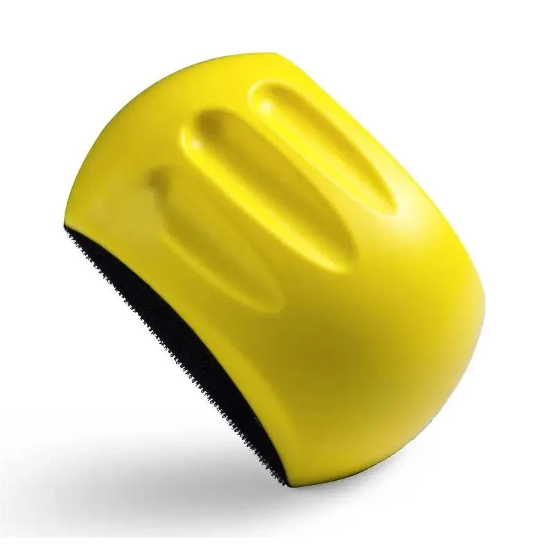 

Suitable for repairing wooden furniture and home crafts, 5-piece 5-inch circular hand sand block, mouse hook ring sand block