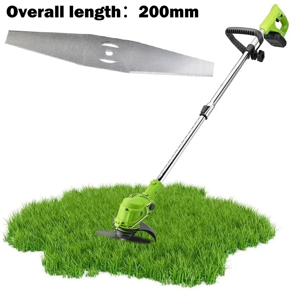 

Metal Blade Lawn Mower Saw Blade String Trimmer 8inch Fittings Grass Lawn Mower Metal Replacement Steel Wasteland Reclamation