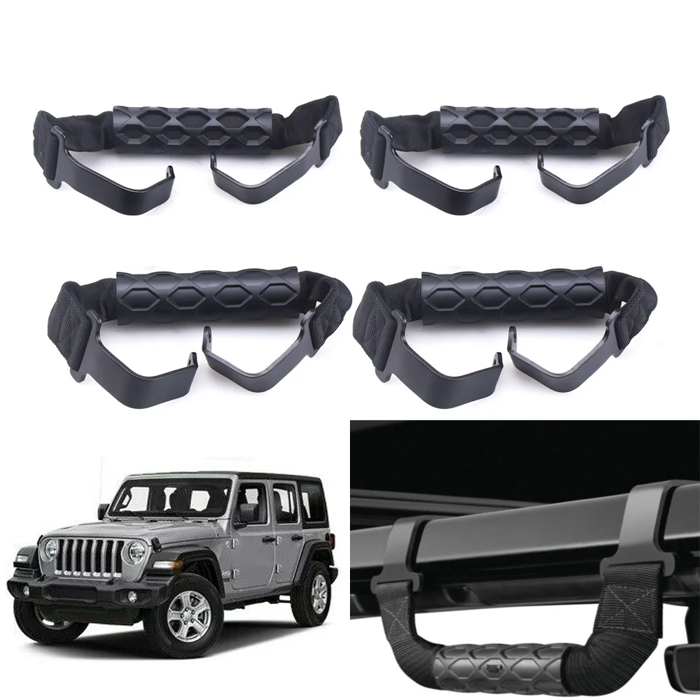 Armrests for Jeep Gladiator JT & Wrangler JL Car Front Rear Door Roof Grab Handle Brd Accessories for Jeep Wrangler JL 2018-2022