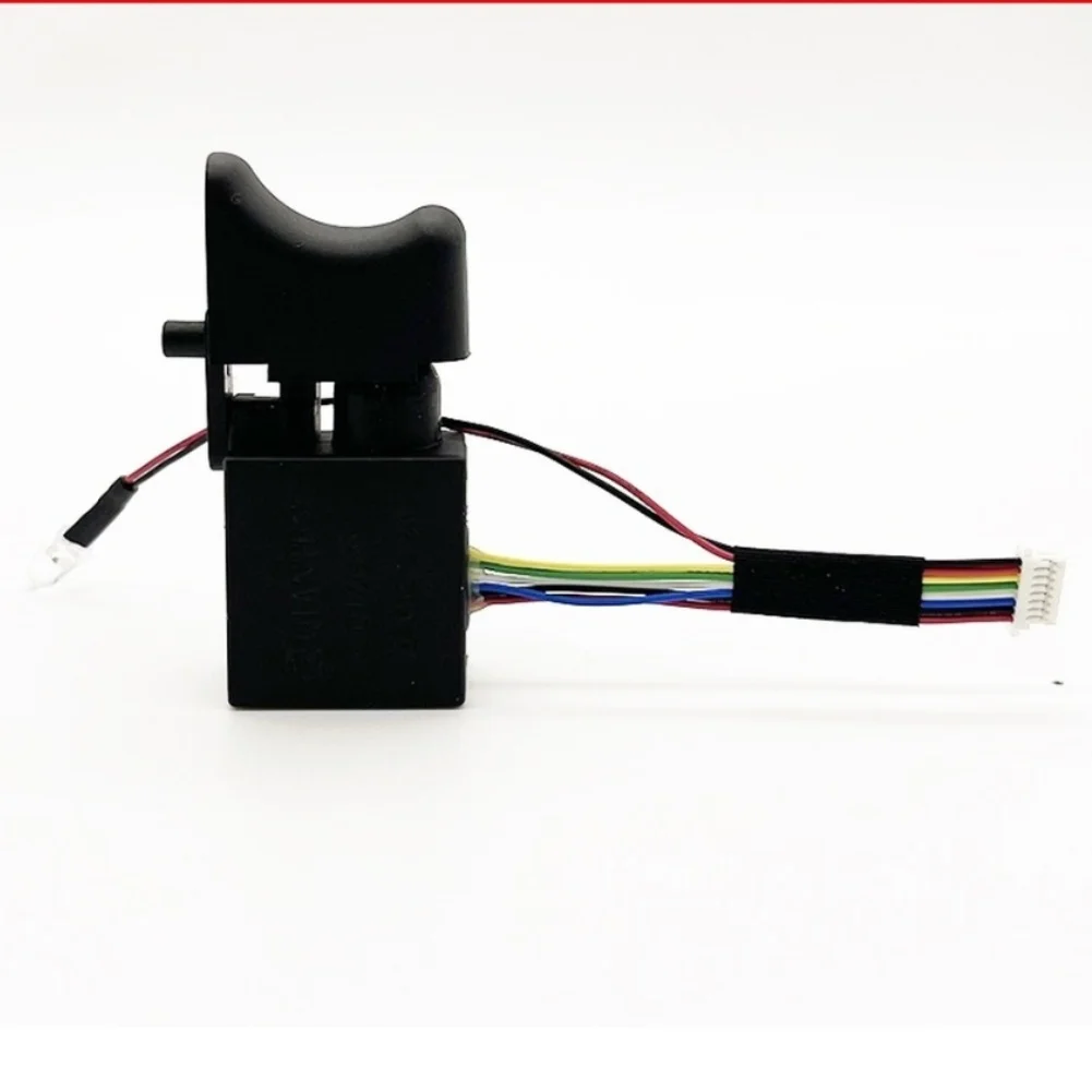 8-Wire Brushless Trigger Switch With LED Light For Cordless Electric Drill Driver Compatible For 12V 16.8V 36VDC 42VSC Equipment