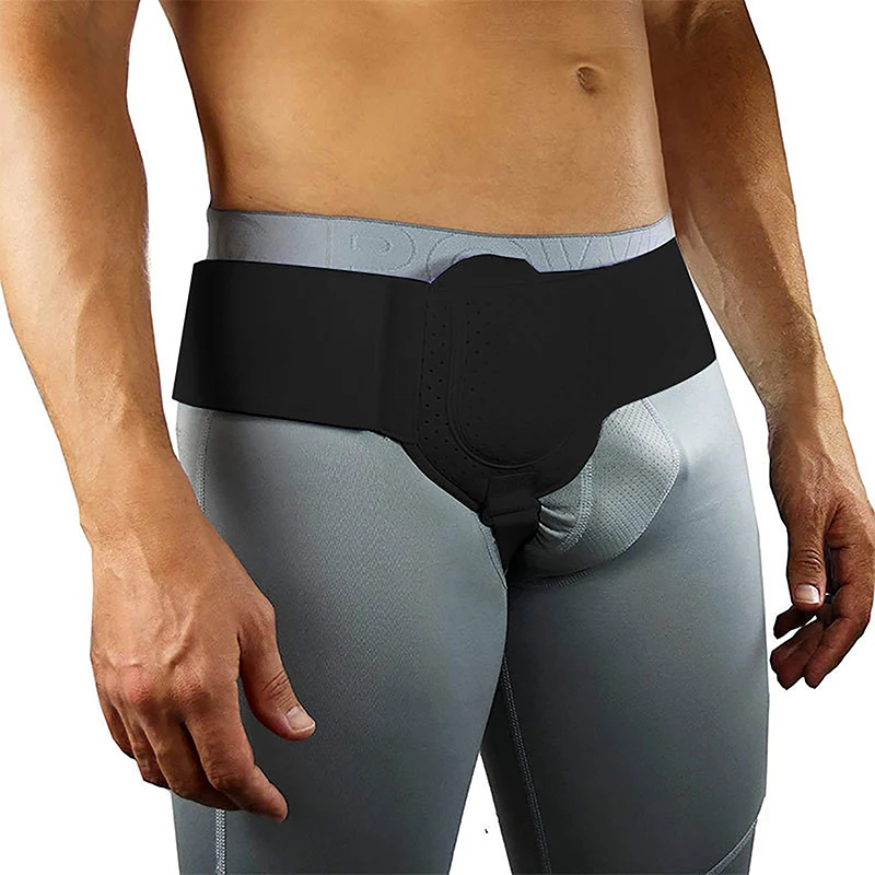 Hernia Belt Truss for Inguinal Sports Hernia Support Brace 1 removable compression pad Beneficial to Pain Relief Recovery