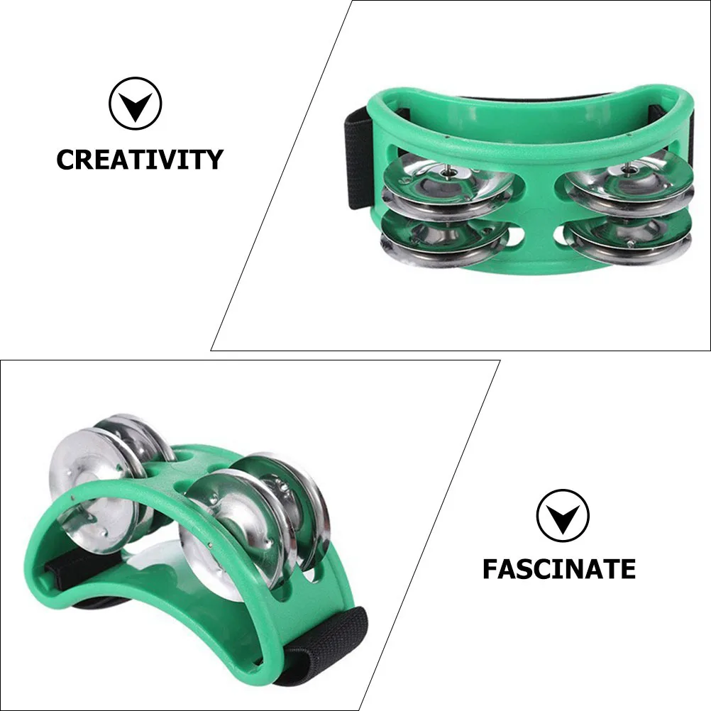 กระดิ่งเท้า จิงเกิลเบลล์ แทมบูรีน เครื่องดนตรีจังหวะ ระนาด ของขวัญเพื่อการศึกษาดนตรีสำหรับเด็ก ฝีมือประณีต