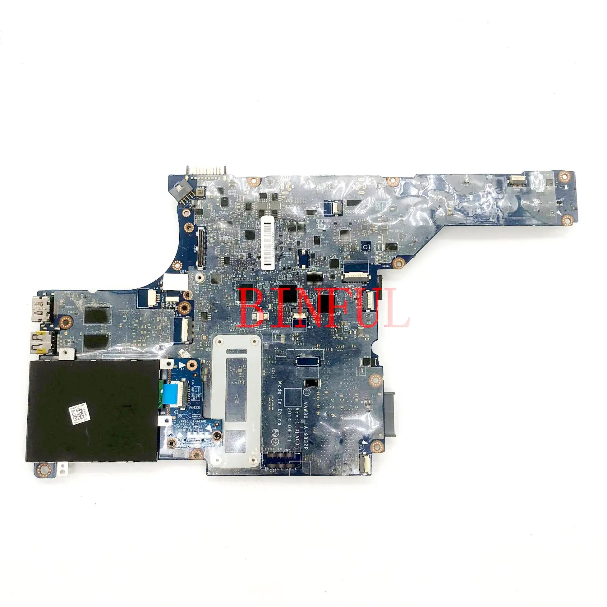 CN-0H59D3 0H59D3 H59D3 Mainboard For DELL Latitude E5440 Laptop Motherboard VAW30 LA-9832P W/I5-4310U CPU N14M-GE-S-A2 100% Test