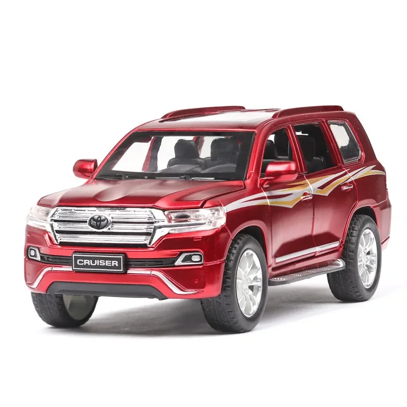 1:32 TOYOTA LAND CRUISER SUV Alloy Car Diecasts Metal Toy Car Model Collection Simulation Car Model Kids Toy Gift