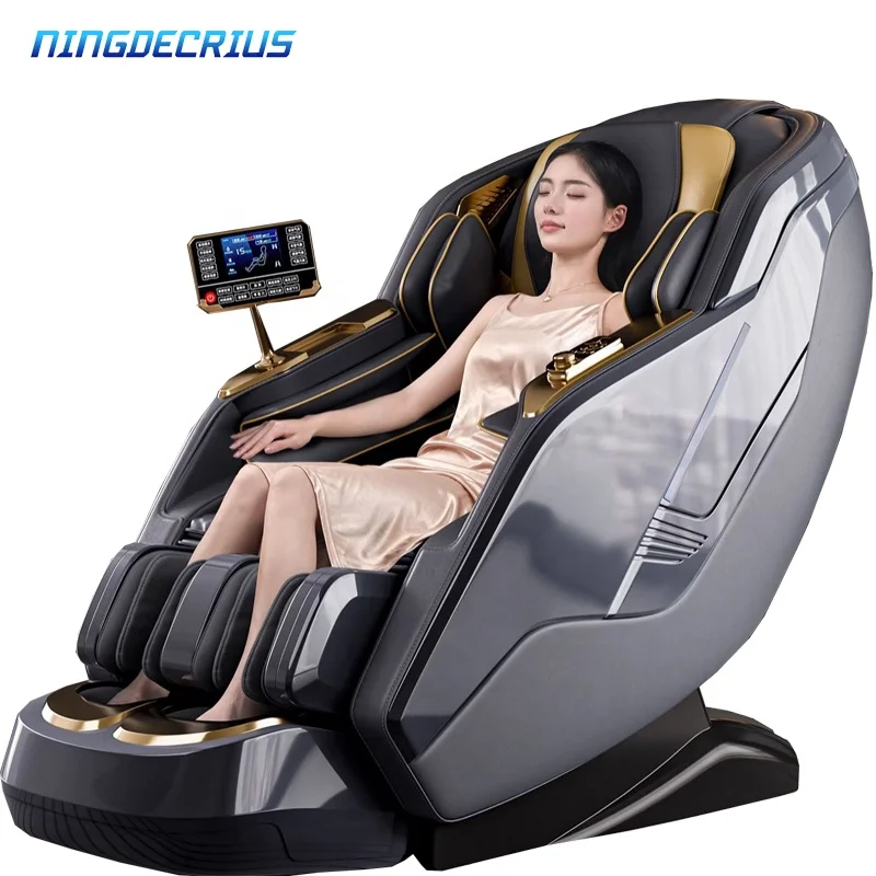 NINGDECRIUS Hot Sell Wholesale  Recliner Massage Chair 4d Luxury Chair Massage Full Body Price Foot spa SL Track Massage Chair