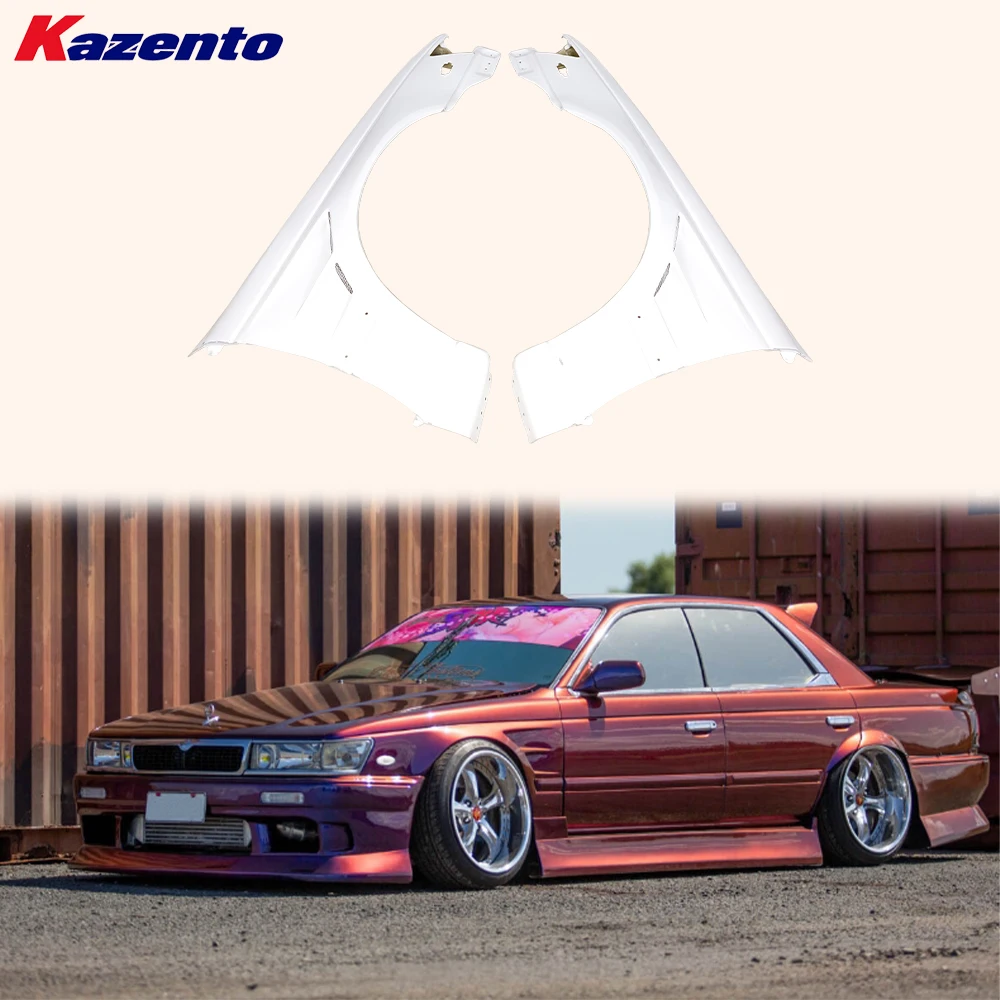 

For Nissan Laurel C33 4 Door Fiberglass Unpaint FRP Front Side Fender Flare Pair