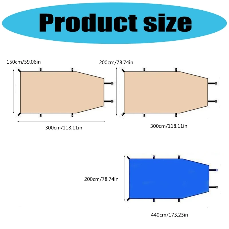 Small Foldable Car Sunshades Shelter with Aluminum Frame for Travel Defense