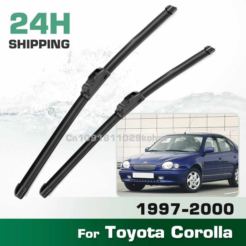 

For Toyota Corolla E110 1997-2000 1998 1999 LHD&RHD Front Wiper Blades Windshield Windscreen Window Brush 20"+18"
