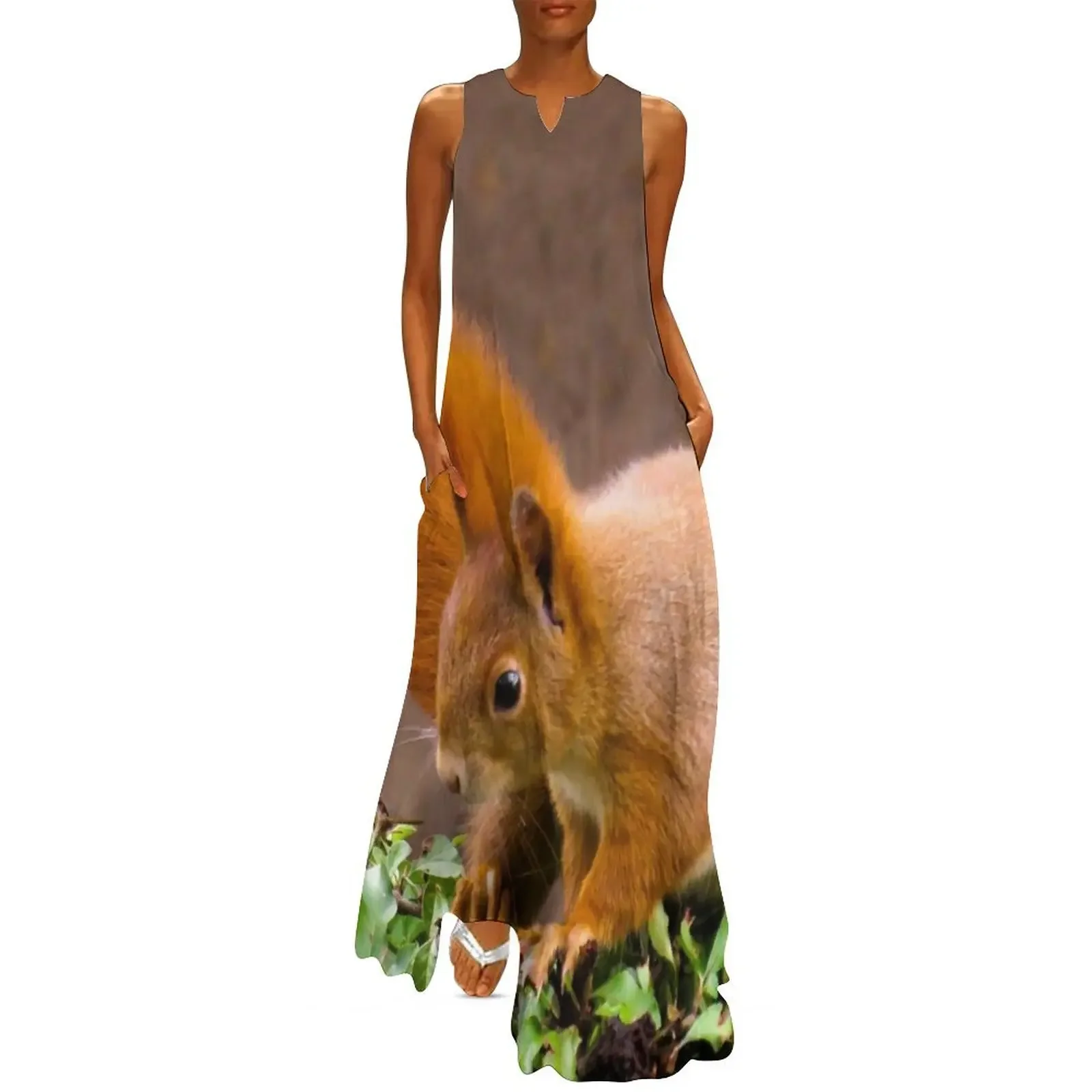 

cute squirrel Long Dress Dresses Women"s long dress