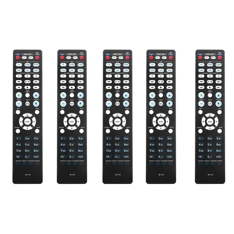 

AA08-5X Remote Control For Denon Home Theater RC-1173 RC 1173 RC-1197 DNP-720AE DNP-730AE PMA-720 PMA-520AE PMA-720AE