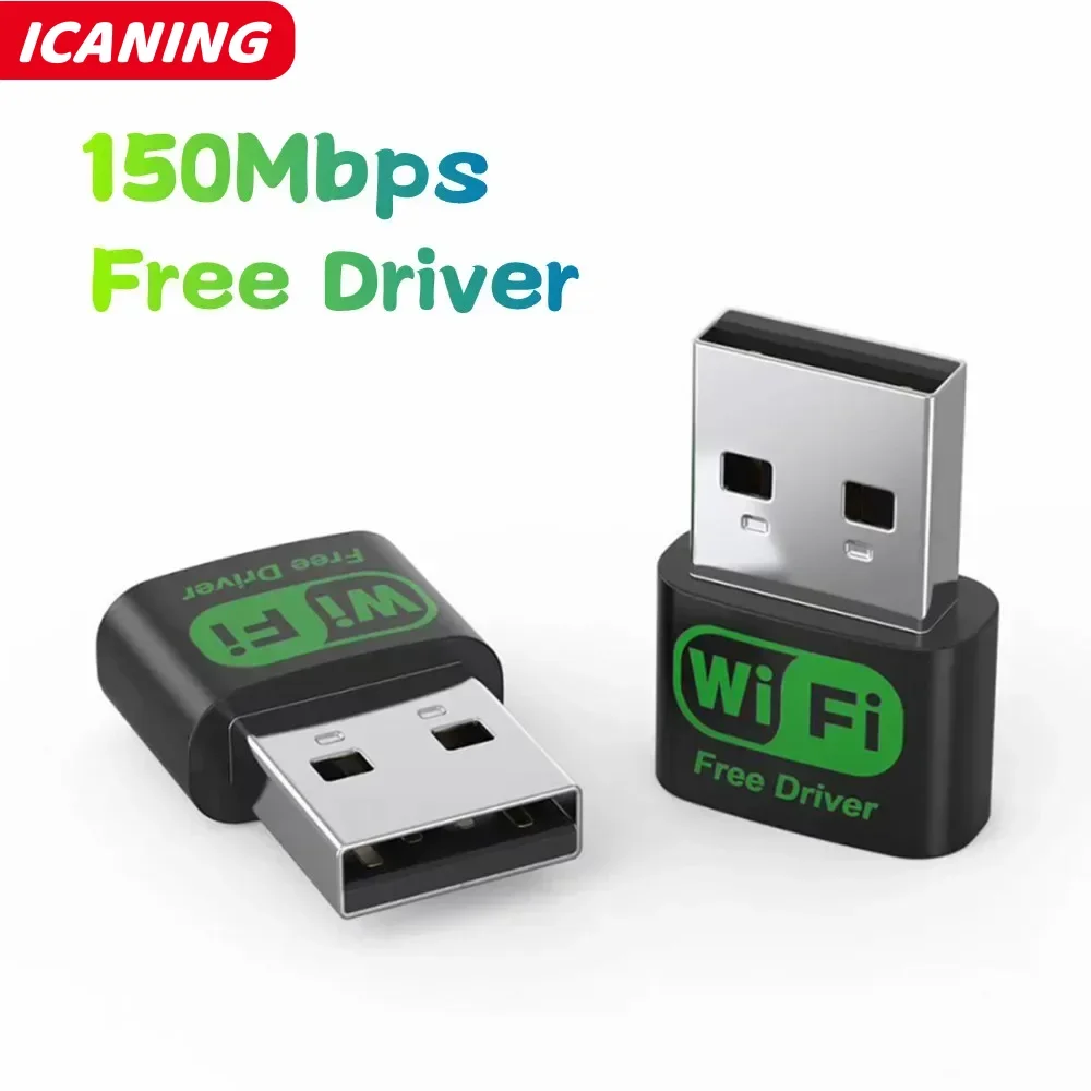 

MT7601UN Мини-беспроводной адаптер 802.11n 150 Мбит/с USB USB Wi-Fi приемник сетевая карта для ПК настольный бесплатный драйвер
