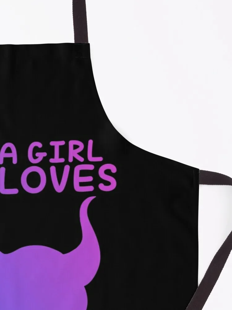 Just A Girl Who Loves Dinosaurs Apron aprons kitchen kitchen and home items