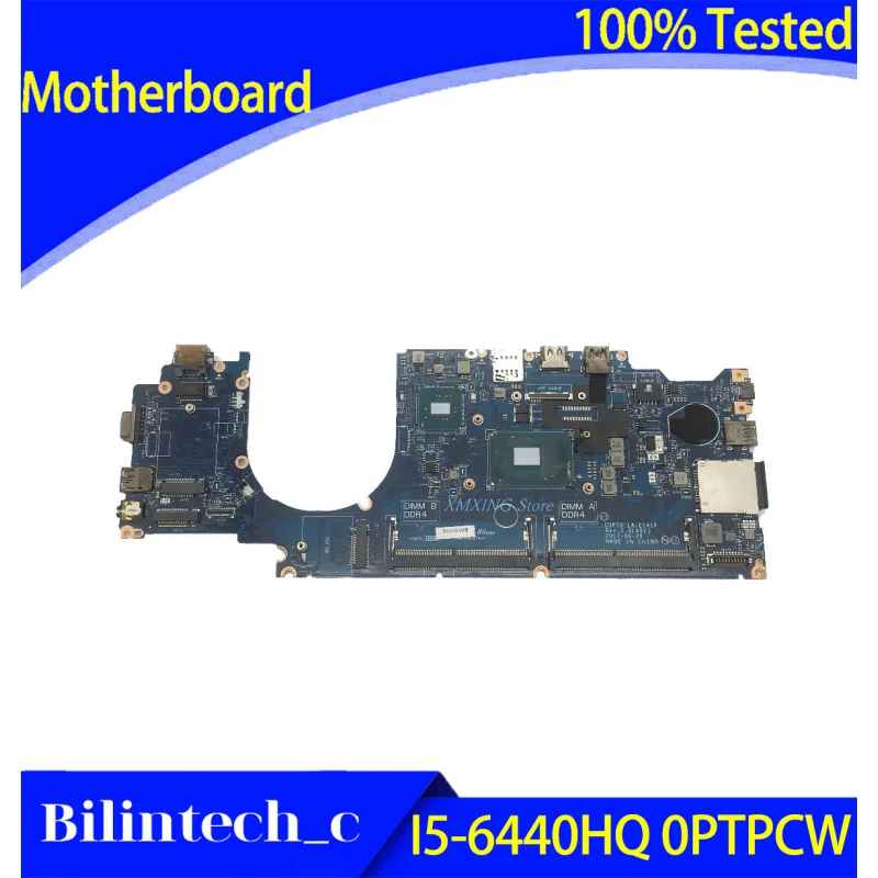 A+ FOR DELL Latitude 5480 Motherboard Supports SR2FS I5-6440HQ LA-141P 0PTPCW PTPCW