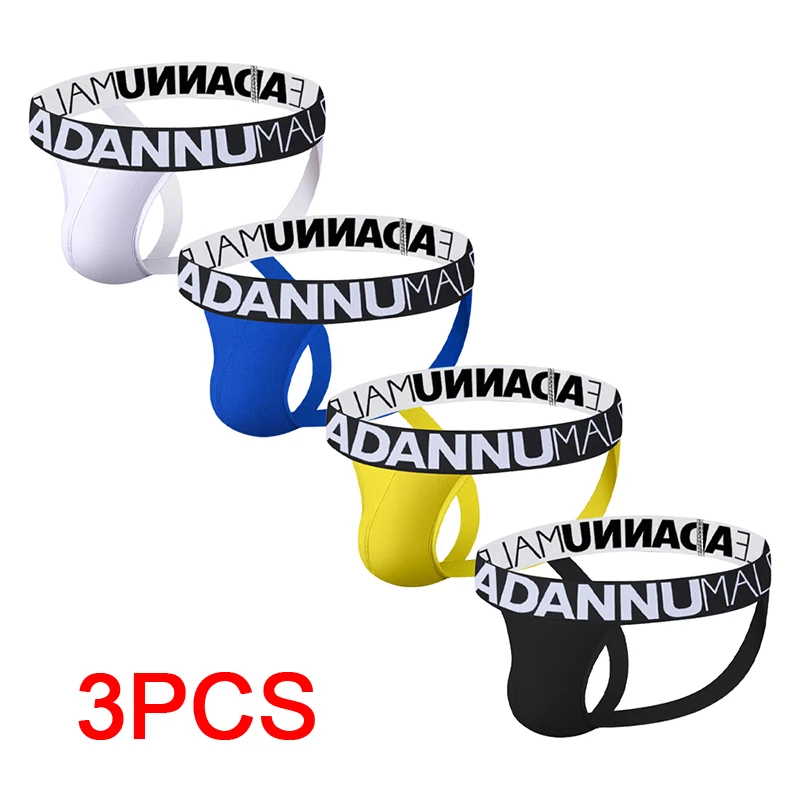 Men's Cotton Thong Man New Hot Thongs Packs Brave Person Man Underwear G-string Sexy Tоy Mens Erotic Lingerie for Men Jockstraps