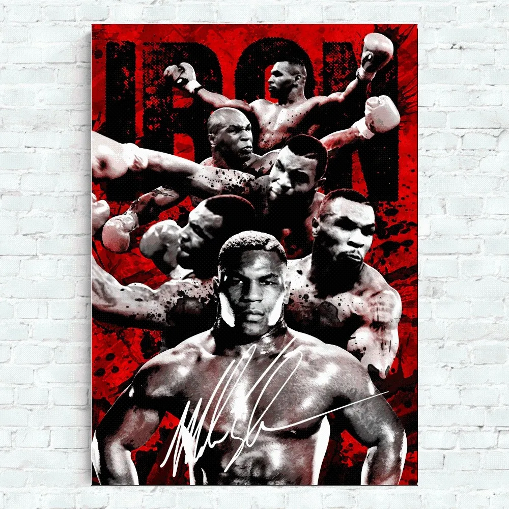 Mike T-Tyson boxing master Poster Home Office Wall Bedroom Living Room Kitchen Decoration Painting