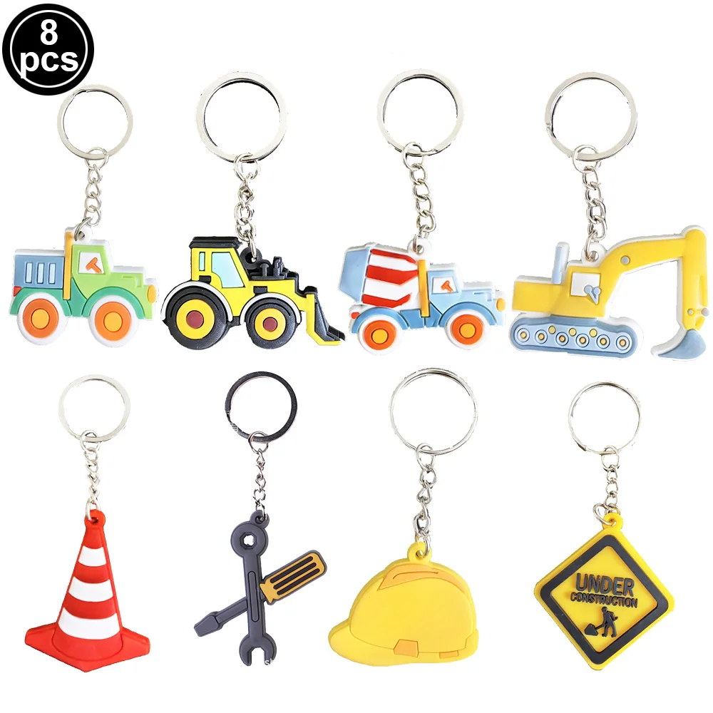 Cars and Trucks Temporary Tattoos for Kids Construction Vehicle Themed Fake Tattoo Excavator Stickers Boys Birthday Party Gifts