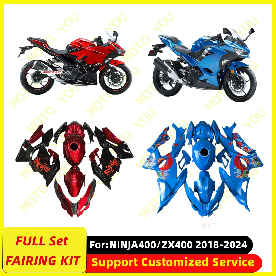 

Motorcycle full Fairing Kit fit For KAWASAKI Ninja400 EX400 EX Ninja 400 2018 2019 2020 2021 2022 2023 fairings kits Bodywork