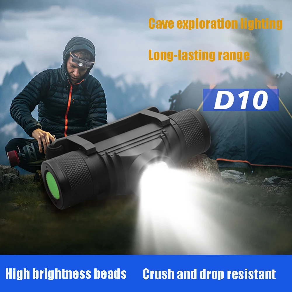 

Powerful Headlamp Portable Front Head Led Light Lantern Rechargeable Lamp with Battery Torch High Power Lighting Hiking Camping