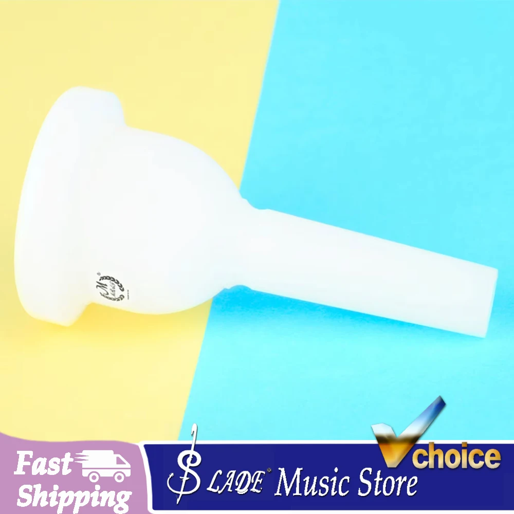 SLADE White Mouthpiece Tuba Mouthpiece ABS - Ultra-Lightweight, Shockproof, Long-Lasting For Long Rehearsals & Shows