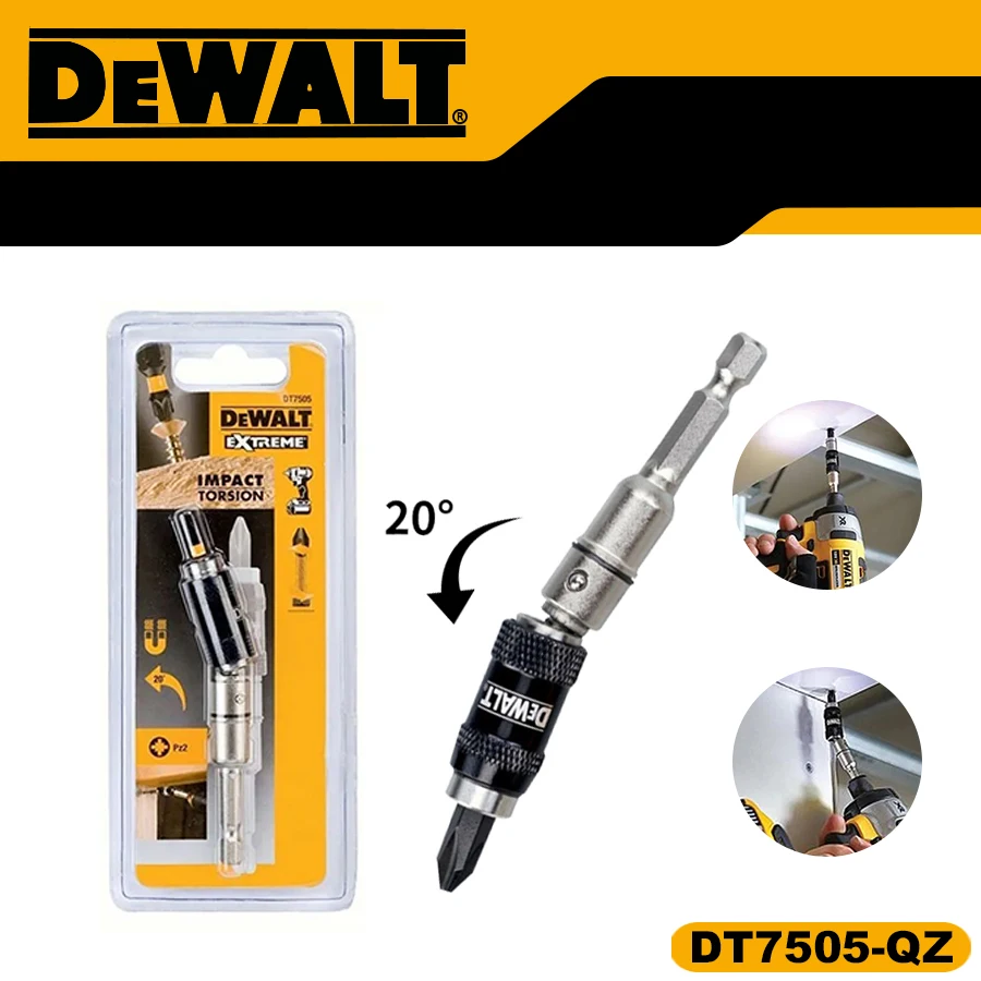 DEWALT DT7505 DT70518 Extreme Impact Torsie Draaibare Bit Tip Insert Houder Elektrische Schroevendraaier Bits Set Power Tool Accessoire