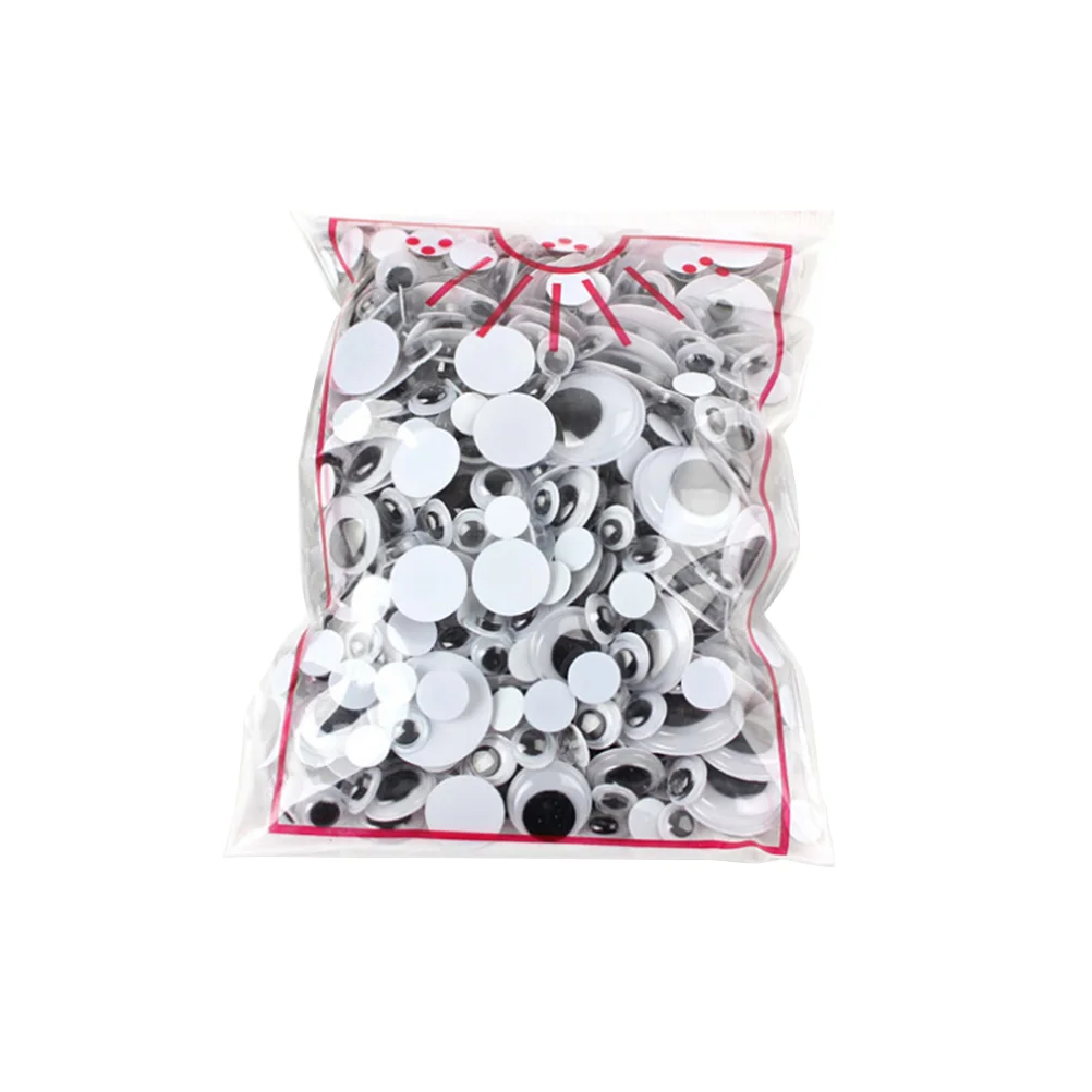 200pcs Self-adhesive Googly Wiggle Eyes for DIY Scrapbooking Crafts Projects (Colorful) diy eyes diy cartoon eyes