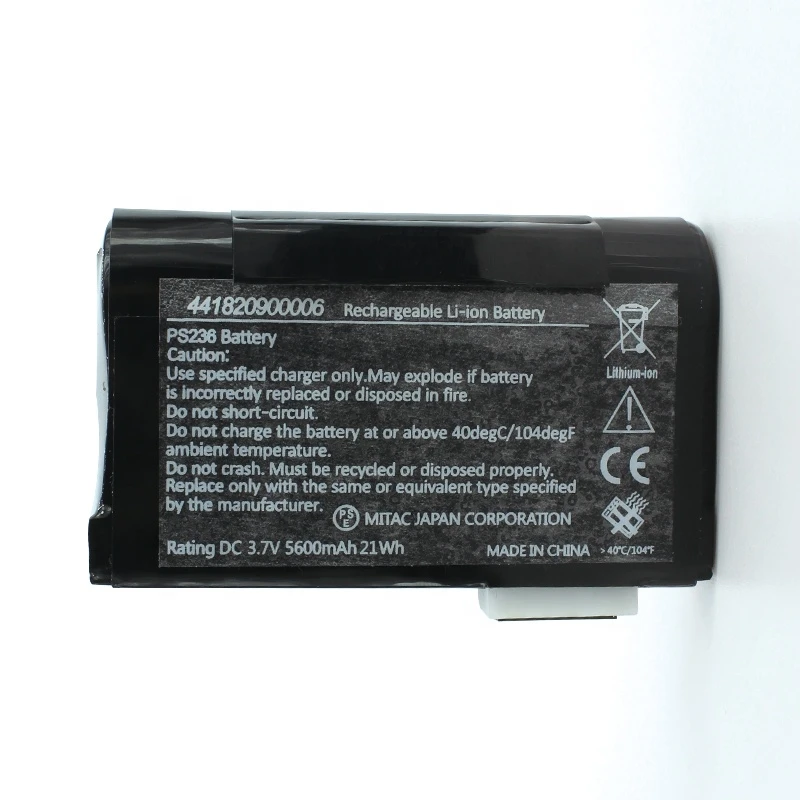 Batería ps236 Compatible con controlador de datos Topco FC-236 Getac PS236: nuevo y de alta calidad