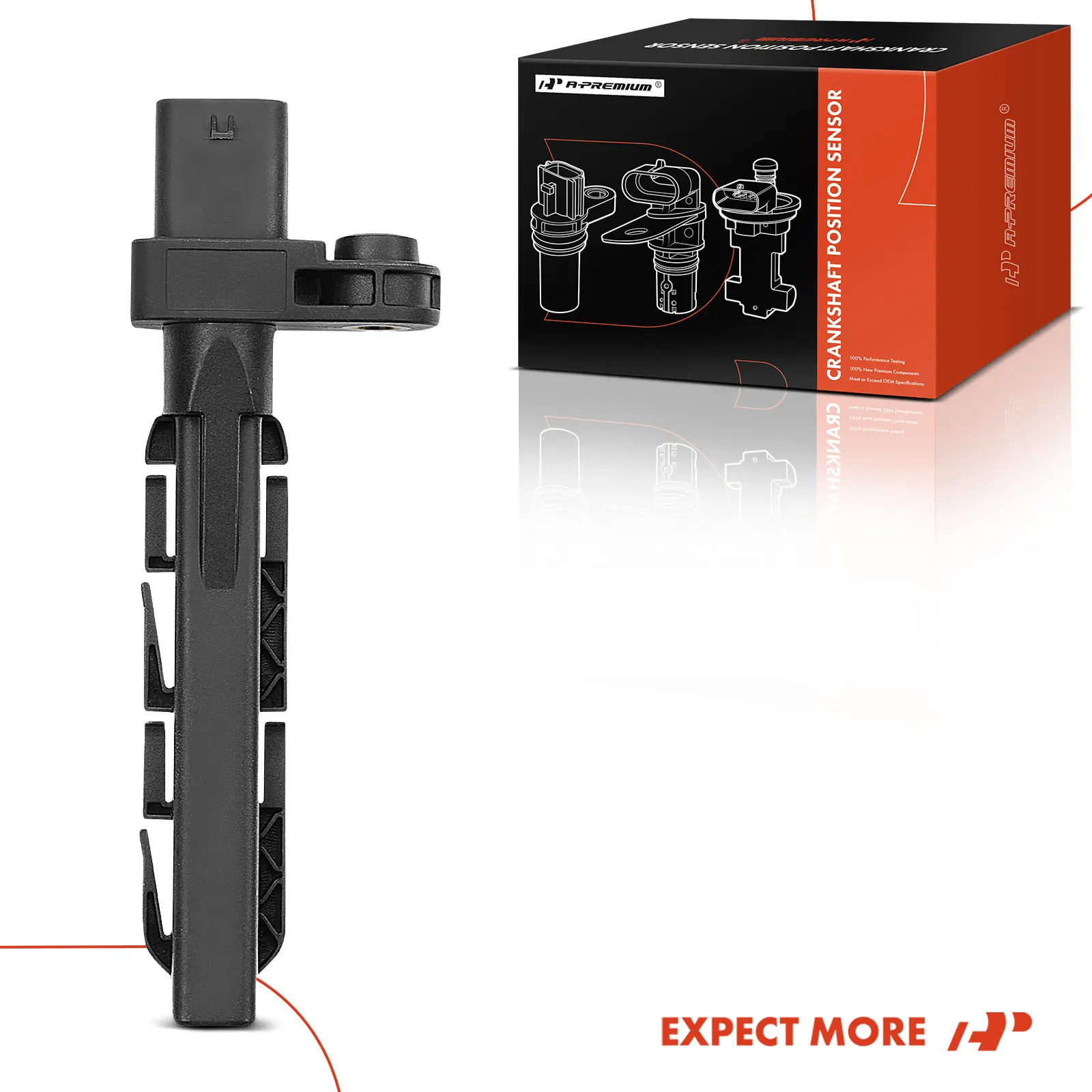 A-Premium Crankshaft Pulse Sensor for BMW M3 330e 340i 2016-2018 320i 320i xDrive 2017-2018 330i 330i xDrive 2017-2019 X5 530e 7