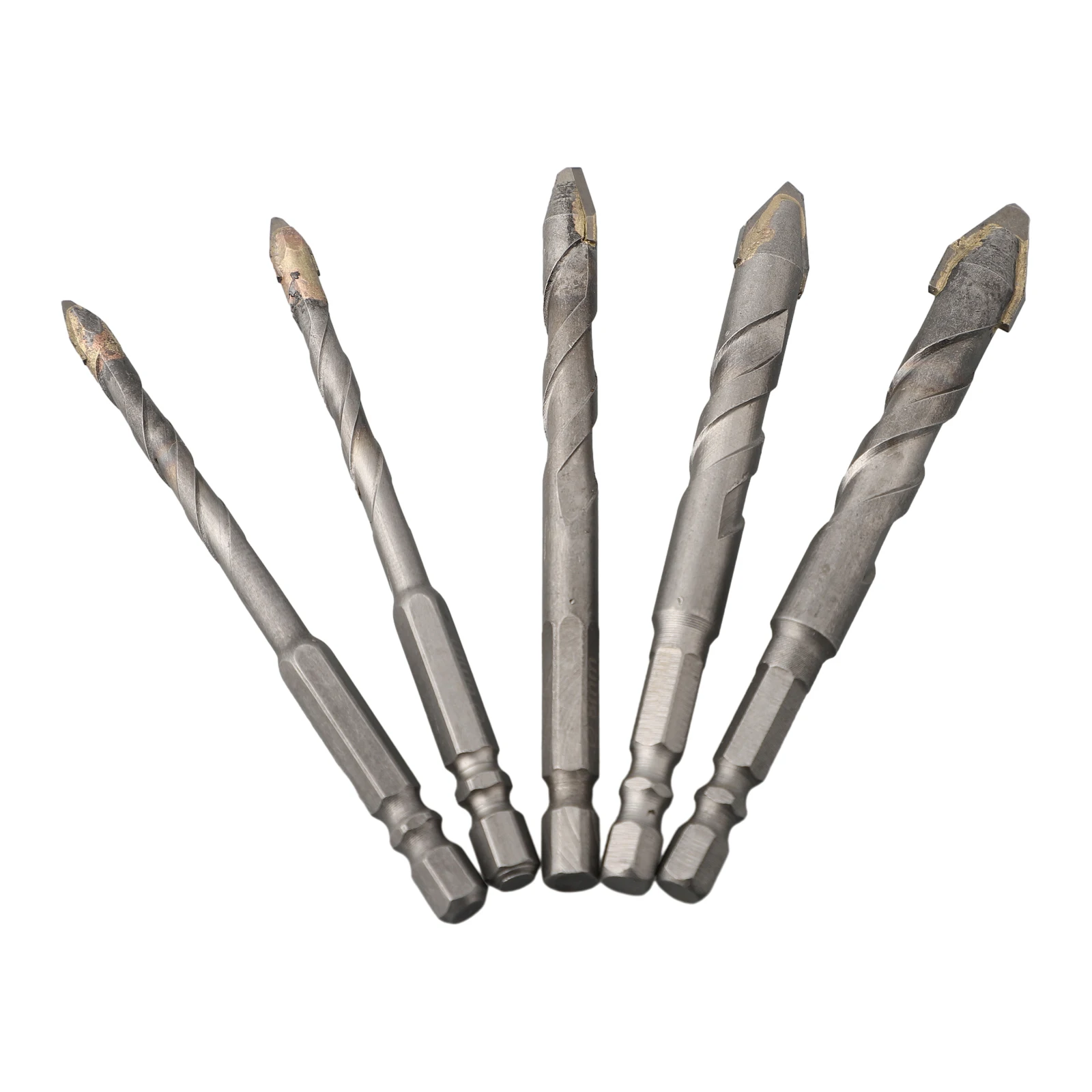 

Alloy Steel Drill Bit Set Conventional Hex Shank Design Tight Grip on Drill Suitable for Plastics Wood and More