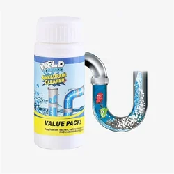 High Efficiency Sink Drain Cleaner Clog Remover Kitchen Sewer Power Pipe Channel Powder - Powerful Cleaning Tool for Home