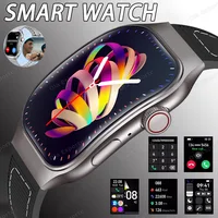 Nuevo reloj inteligente con llamada Bluetooth para hombre, pantalla curva HD de 2,01 pulgadas, relojes deportivos ECG + PPG, Monitor de salud, reloj inteligente para Android IOS 2025