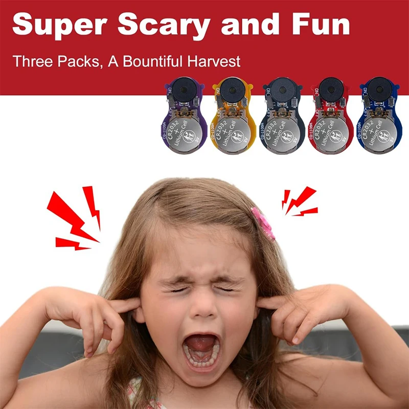 3pcs Hidden Cricket Sound Noise Maker Portable Prank Toy For Office Home Desk Drawer Funny Joke Novelty Decoration Gadget