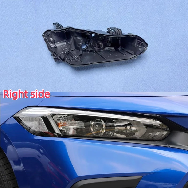 

For Honda Civic 2022 2023 Headlight Base Headlamp House Car Rear Base Headlight Back House Headlamp Rear Shell