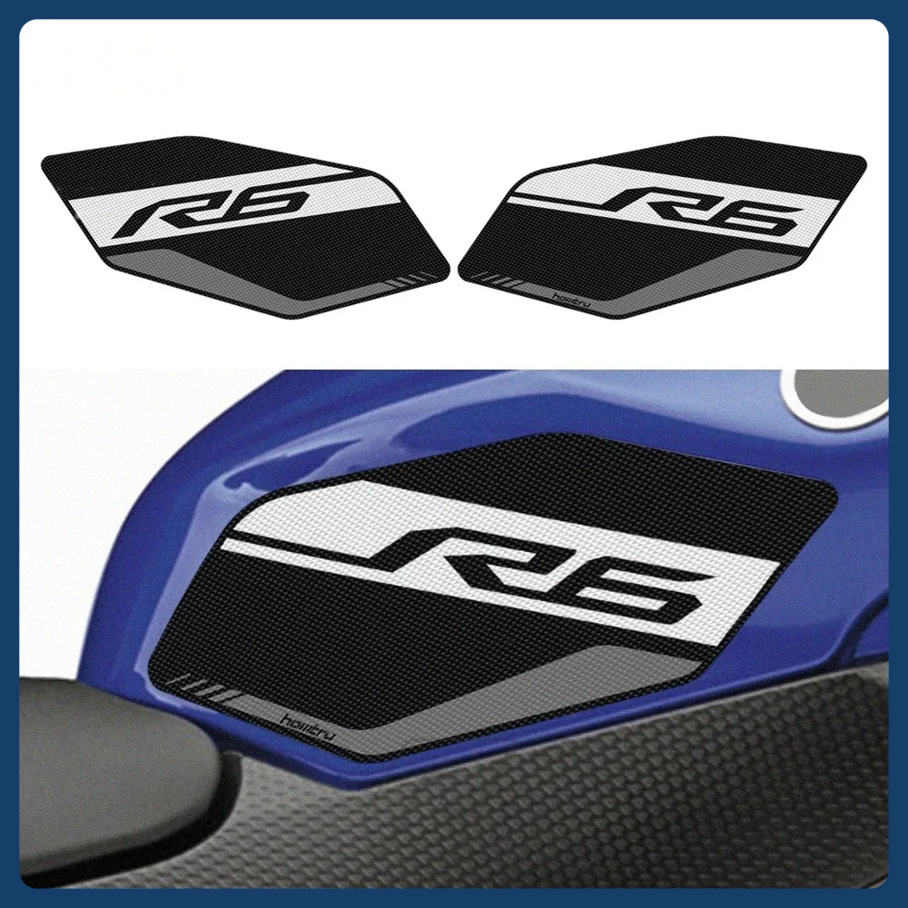 

Motorcycle Sticker For Yamaha YZF R6 2008-2016 Sticker Motorcycle Accessorie Side Tank Pad Protection Knee Grip Mats