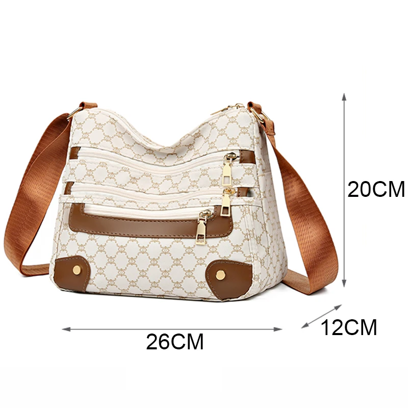 New Fashion Woman Bag Leisure High Capacity Woman Messenger Bag Soft Leather Handbags Women\'s Bags Designer Brand Shoulder Bag