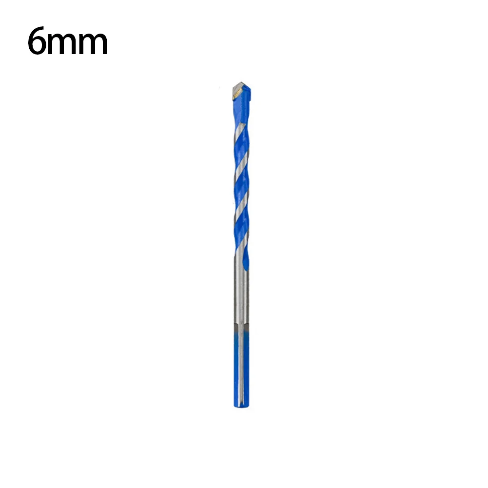 1pc Drill Bit 3/4/5/6/8/10/12mm Glass Metal Drill Bit Tile Concrete Brick Wood Punching Bit Power Tools Replacement Drill Bit