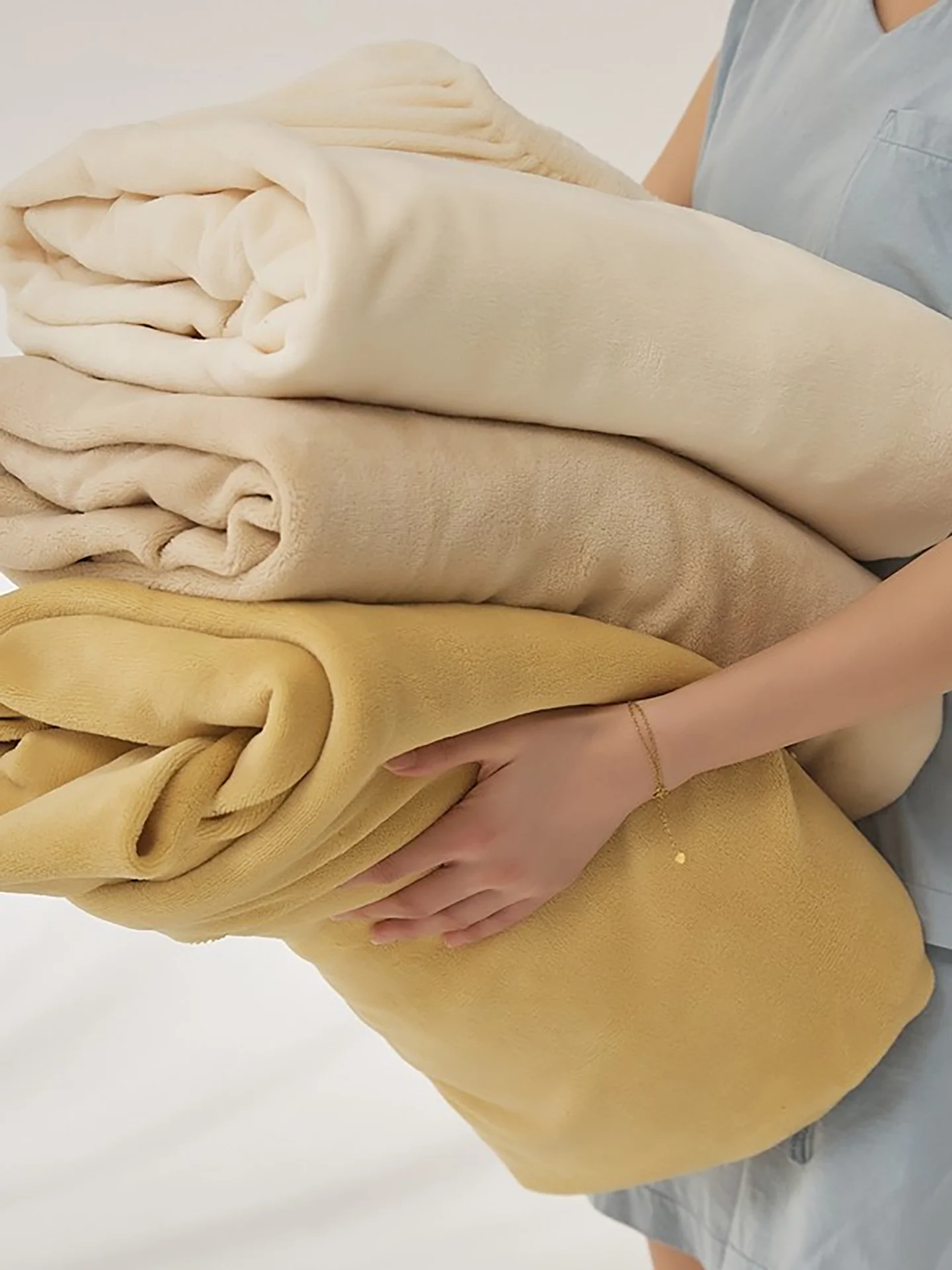 Thickened Milk Velvet Bed Canopy Single Bed Cover Pure Color Mattress Protector High-End Autumn Winter New Style Bed Sheet