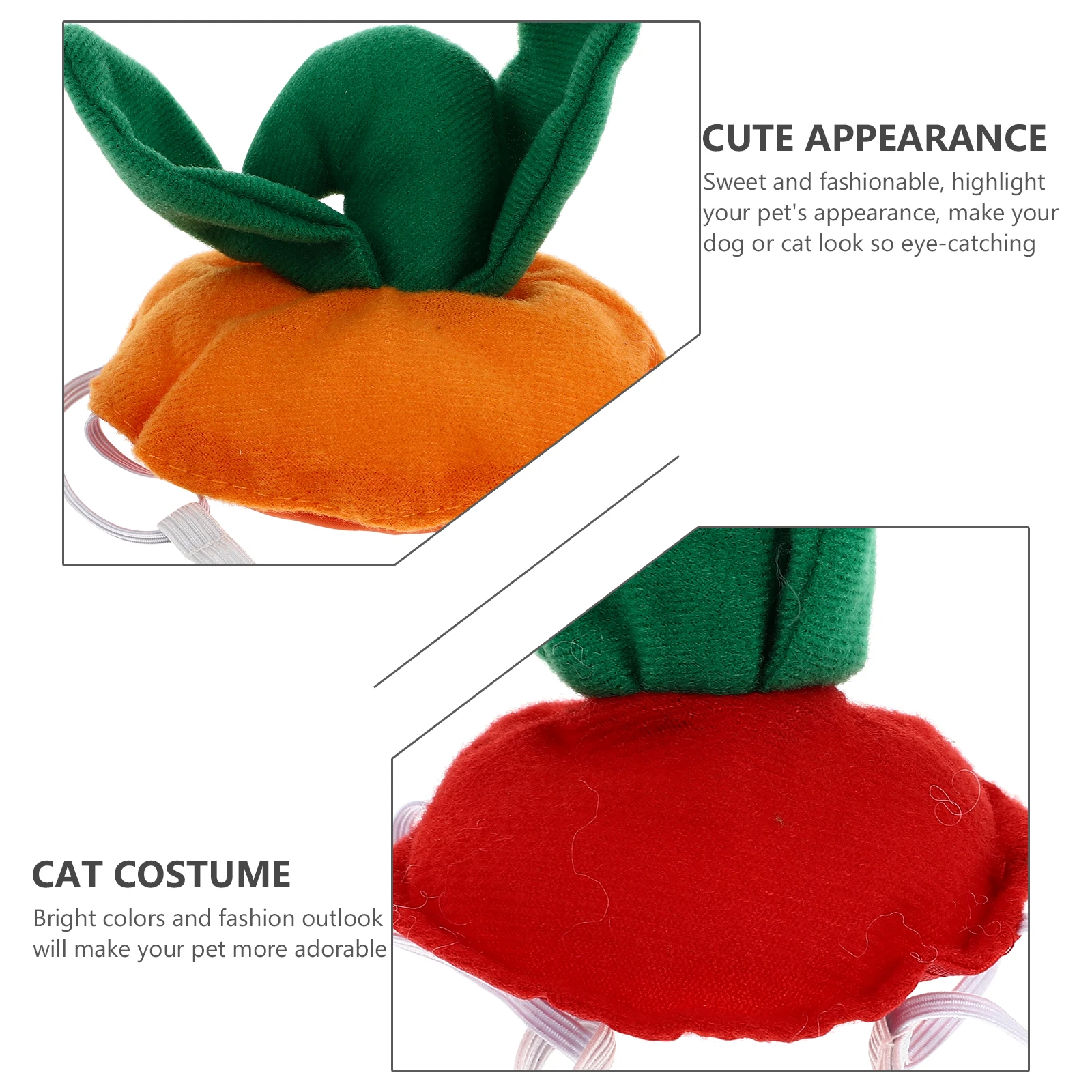 

4 Pcs Pet Hood Hat for Cat Party Festive Hats Dog Puppy Cats Costume Headgear Outfits