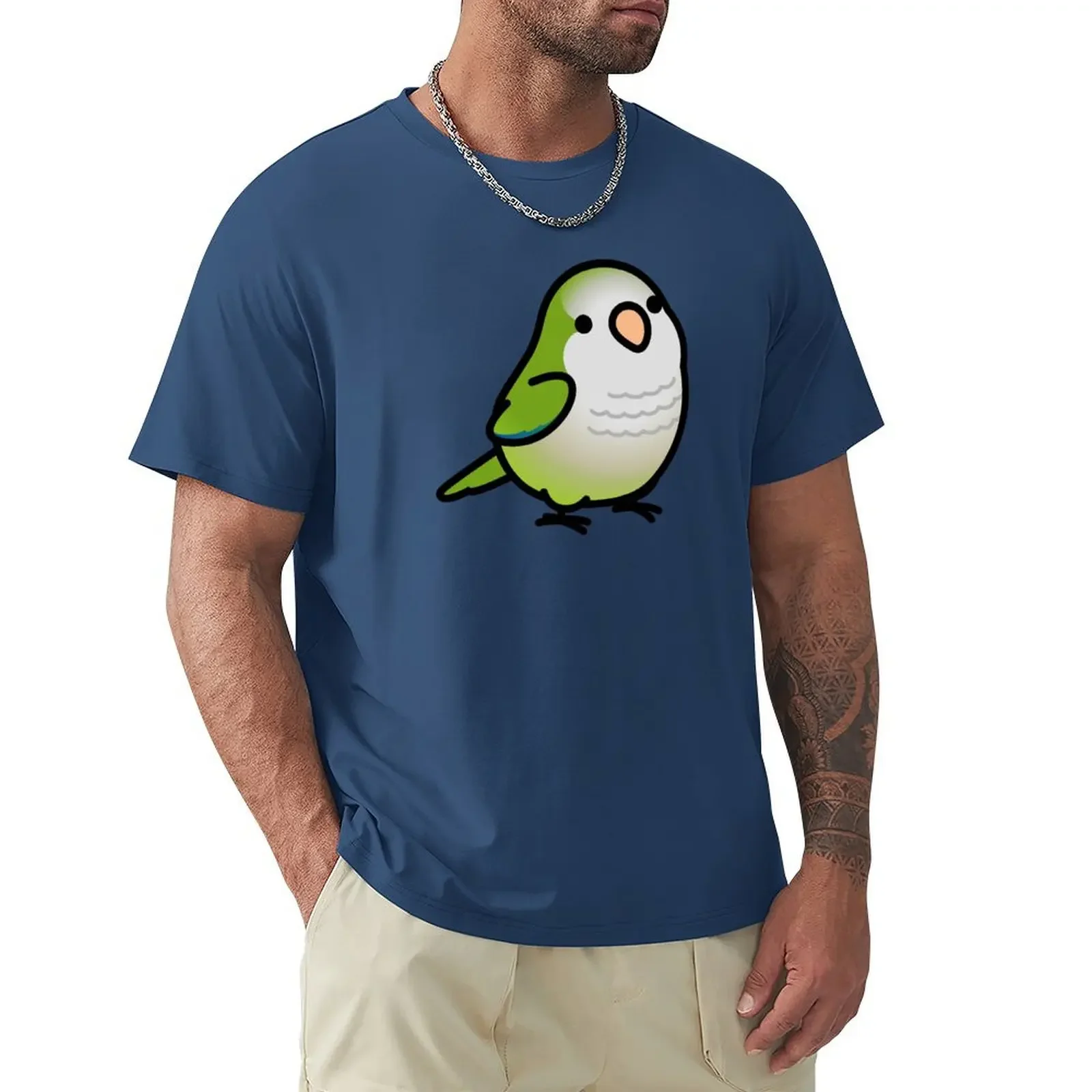 Chubby Quaker Parrot T-shirt plain tees shirts graphic tees mens t shirts pack