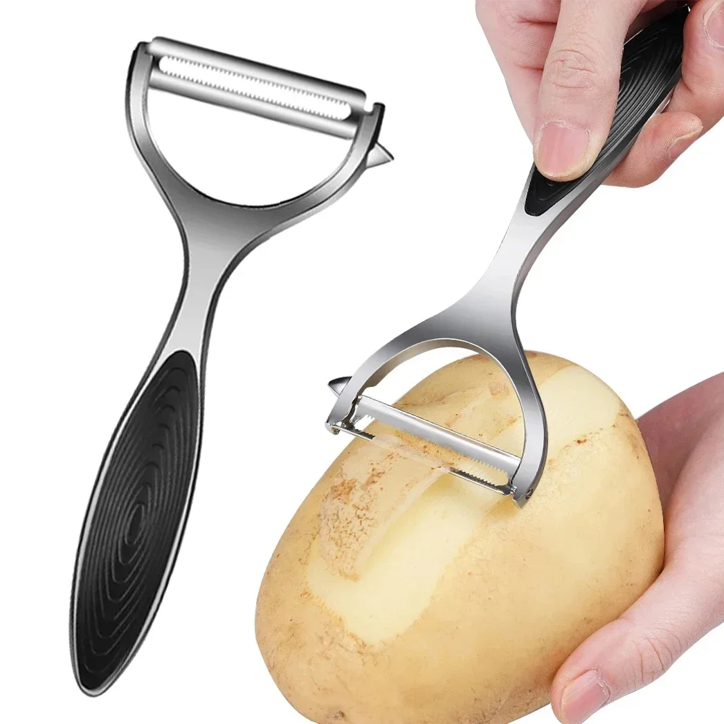 

Stainless Steel Potato Peeler Vegetable Peeler Multi-function Carrot Grater Fruit Tools Kitchen Accessories cuisine pelador