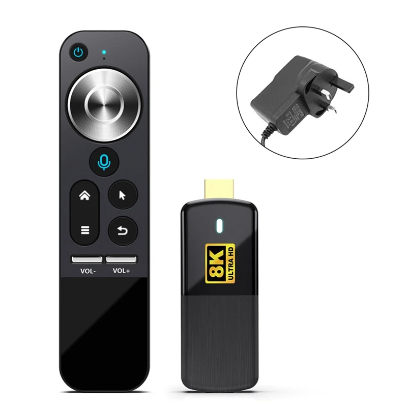 

For H96MAX M3 TV Stick 2GB+16GB Android 13.0 Wifi6 4Kx2k H.265 HEVC RK3528 Set Top Box Media Player Smart TV Box UK Plug