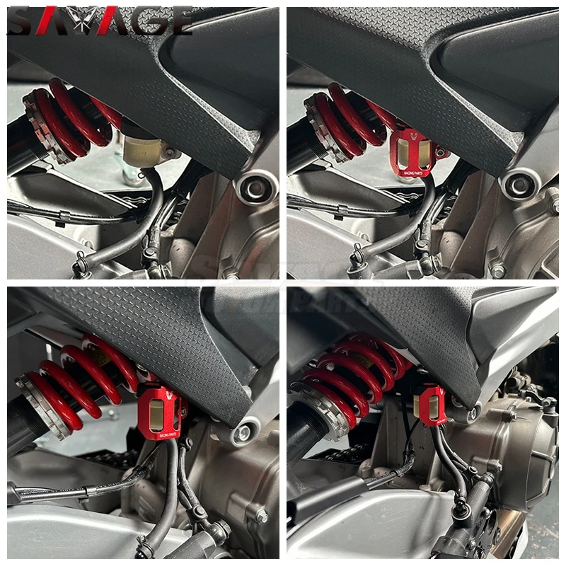

RS 660 457 Rear Brake Fluid Reservoir Guard Cover Protector For Aprilia RS Tuono Tuareg 660 Factory Motorcycle Oil Cap Guard
