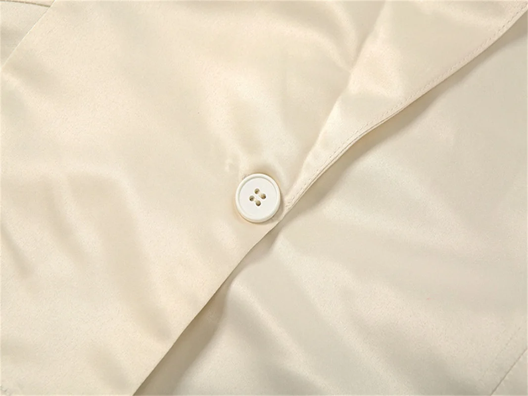 أنيقة الأزياء الذروة التلبيب المرأة المشمش واحدة الصدر دعوى معطف أثار هيم فضفاض السترة طويلة الأكمام ضئيلة الزي ل عارضة #4