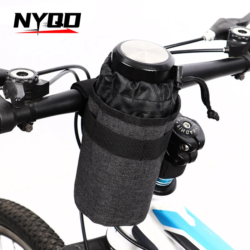 Neutral Thermos Cup Front Bag 750ml Bicycle Water Cup New Polyester Water Bottle Bag Cycling Equipment Pocket