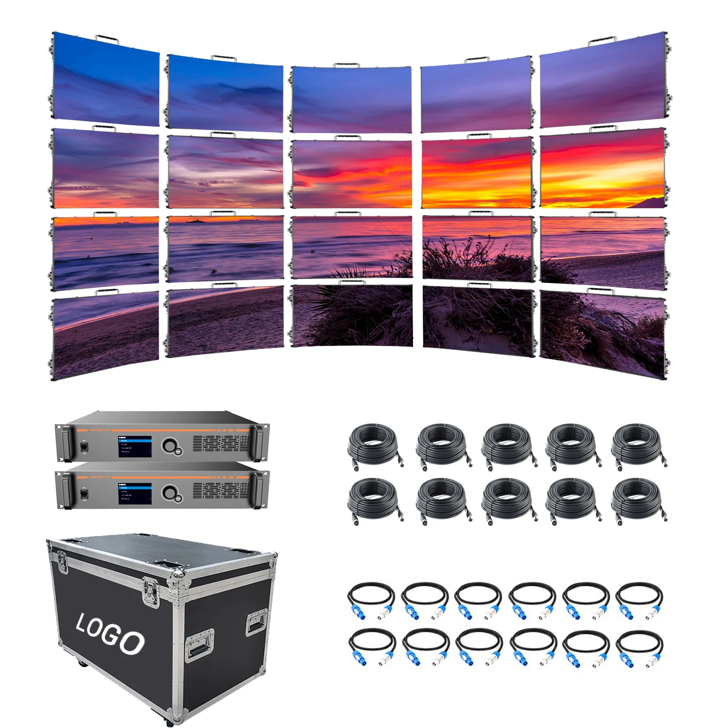 Wholesale Price Outdoor Waterproof LED Large Screen Stage Event Rental Video Wall P2.97  500x1000mm LED Display