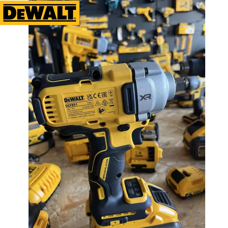 DEWALT DCF891B Cordless Impact Wrench With Hog Ring Anvil DCF891 Tool Only 812N.m High torque Dewalt Professional Power Tool