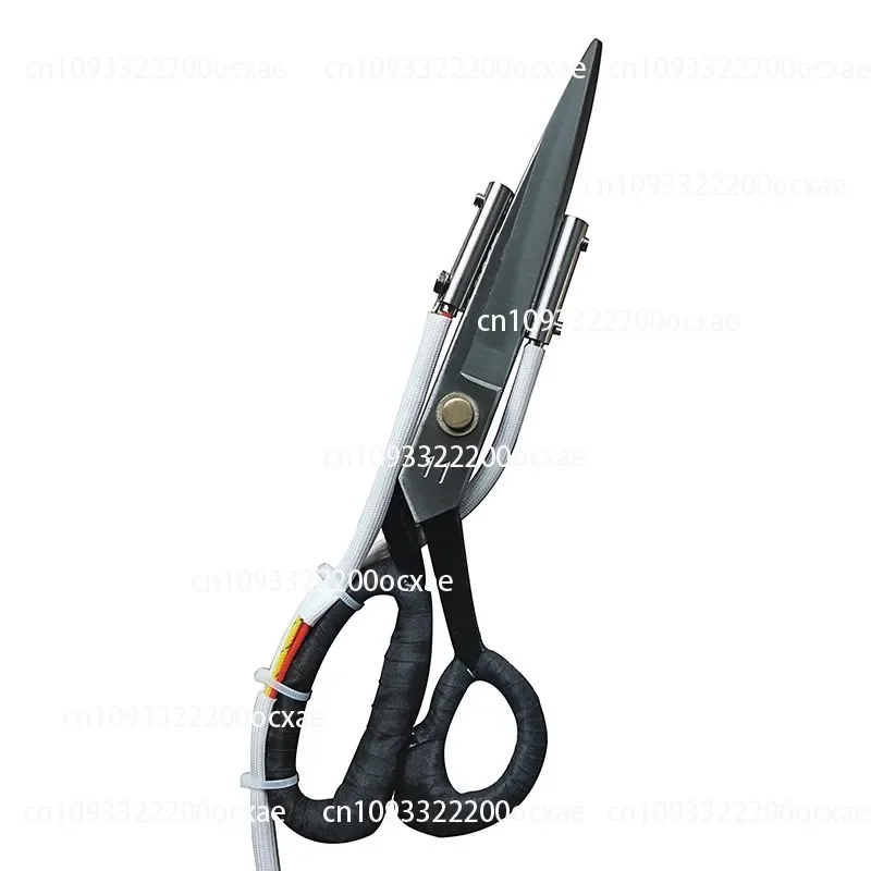 Tailor Scissors Cut Cloth Rope Cable Box Bag With Hot Cutting Rope Cutter Electric Heating Shear Trimming Hot Cut