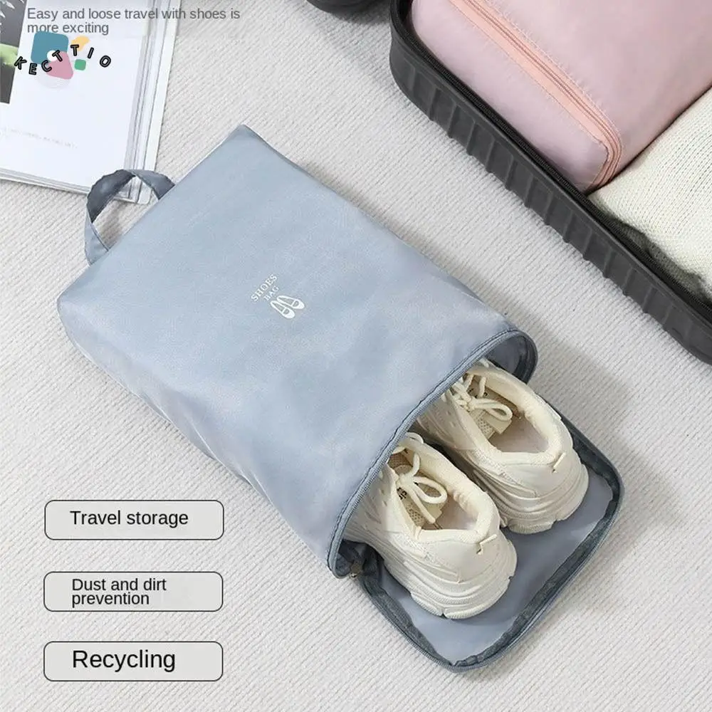 

Удобная водонепроницаемая дорожная сумка для обуви, легкая дышащая сумка для обуви, органайзер, пыленепроницаемая ручная сумка для переноски обуви, уличная сумка