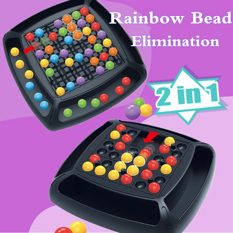 Passende Perlen Brettspiel pädagogisches montessori Spielzeug Desktop Spielzeug Eltern Kind Interaktion Regenbogen Schach Kinder Spielzeug chritsmas