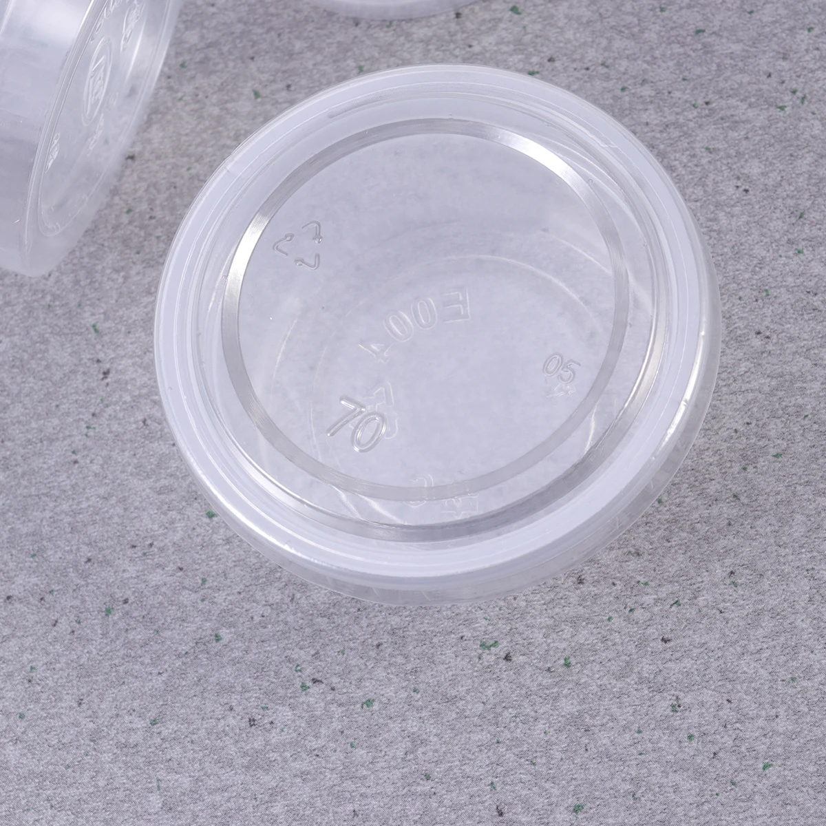

100 set Disposable 90Ml Pp Yogurt Cups Leakproof Elegant Sauce Containers For Dessert Jelly Condiment Wedding Bbq Catering